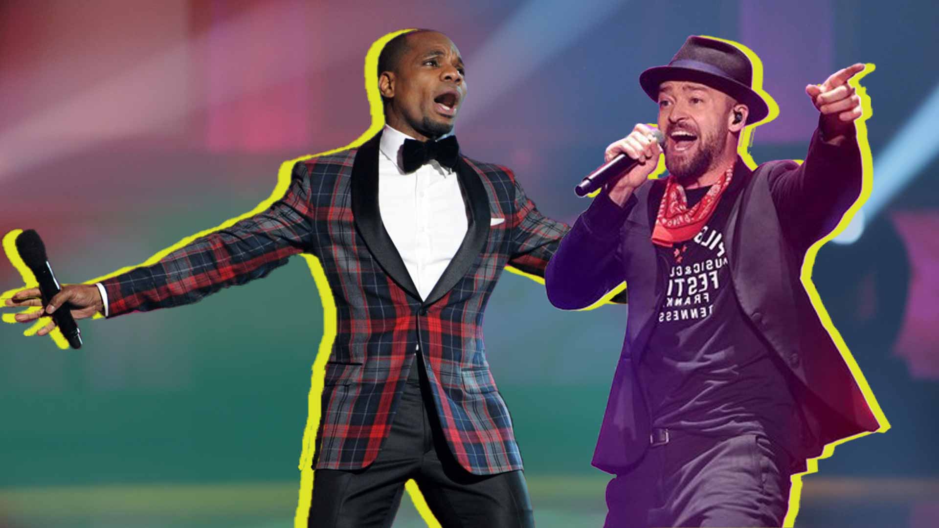 Justin Timberlake and Kirk Franklin Sing sing "Better Days"