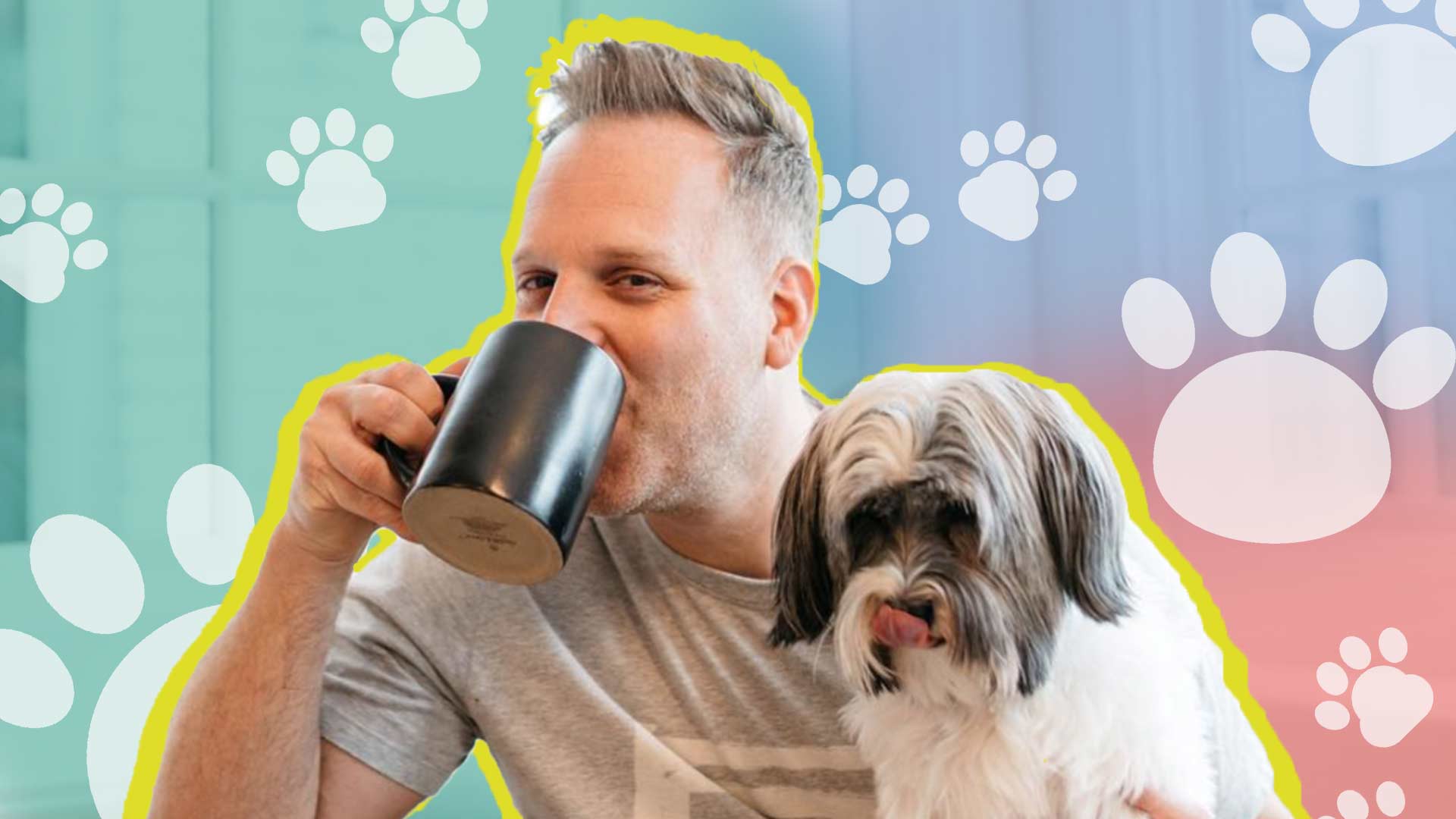 Matthew West Drinking Coffee With His Dog and Other Christian Artist Who Love Dogs